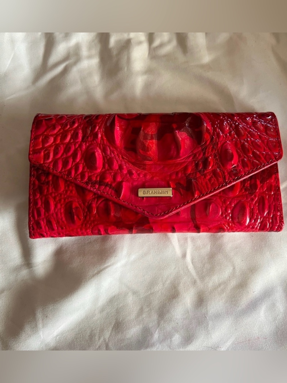 Brahmin Veronica Red Flare wallet NWT
